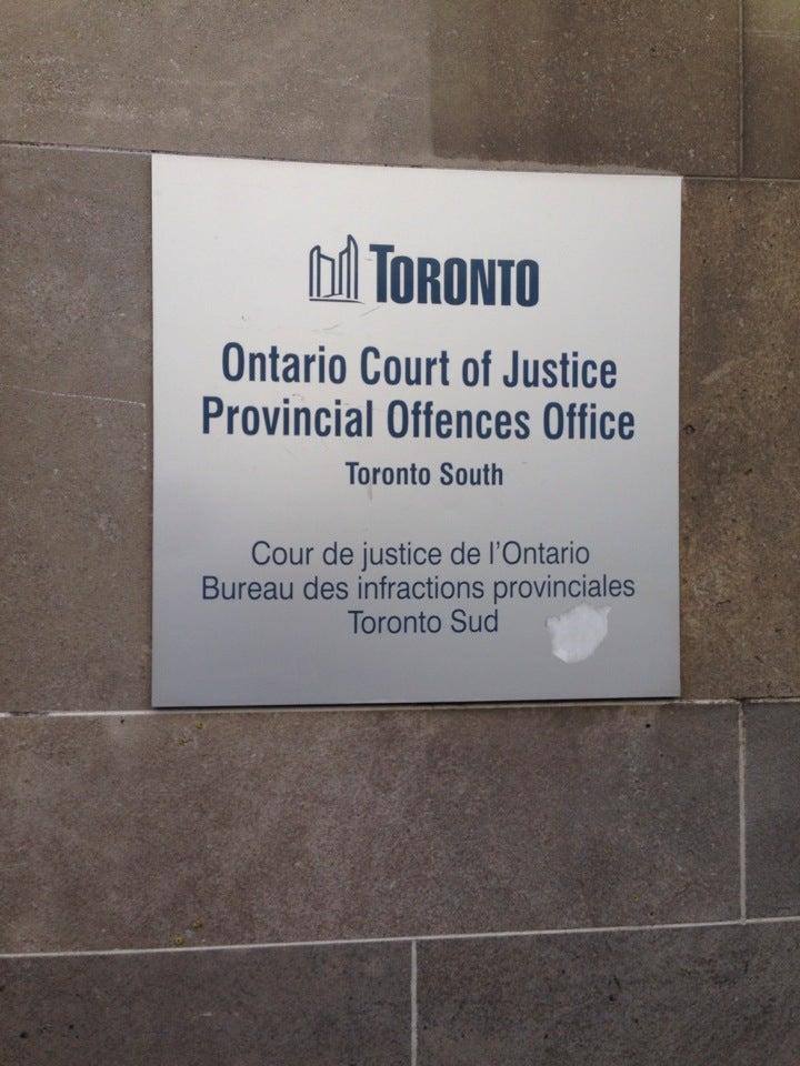 Ontario Court of Justice, Provincial Offences Office