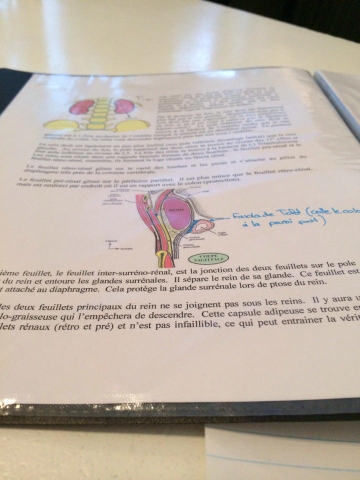 L' institut d' enseignement de l' osteopathie du Quebec