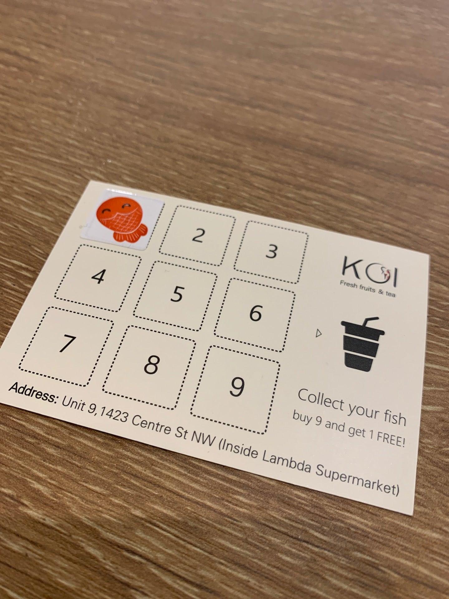 Koi Fresh Fruits & Tea