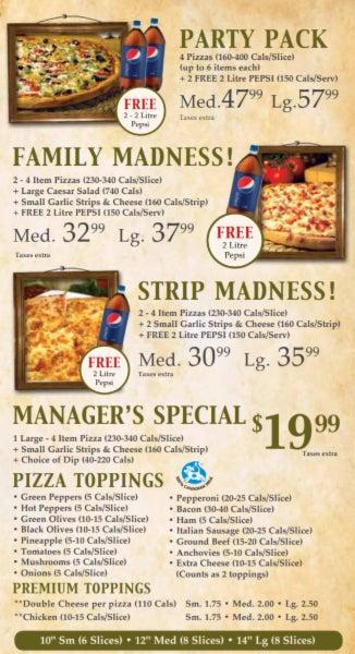 Godfathers Pizza - Dunnville