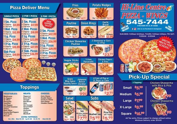 Hi-Line Centre Pizza & Wings
