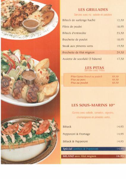 Restaurant Milano Tracy