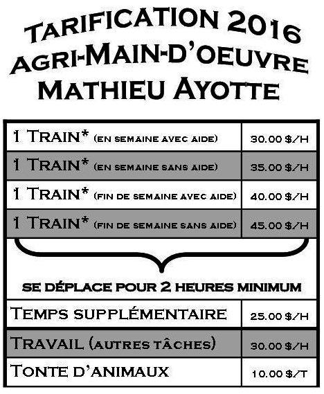 Agri-Main D'Oeuvre Mathieu Ayotte