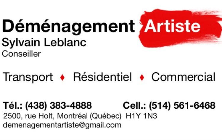 Déménagement Artiste