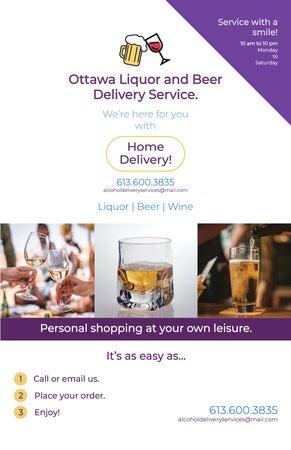 Ottawa Alcohol Beer and Wine Delivery Service