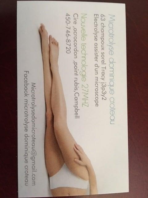 Microtrolyse Dominique Croteau