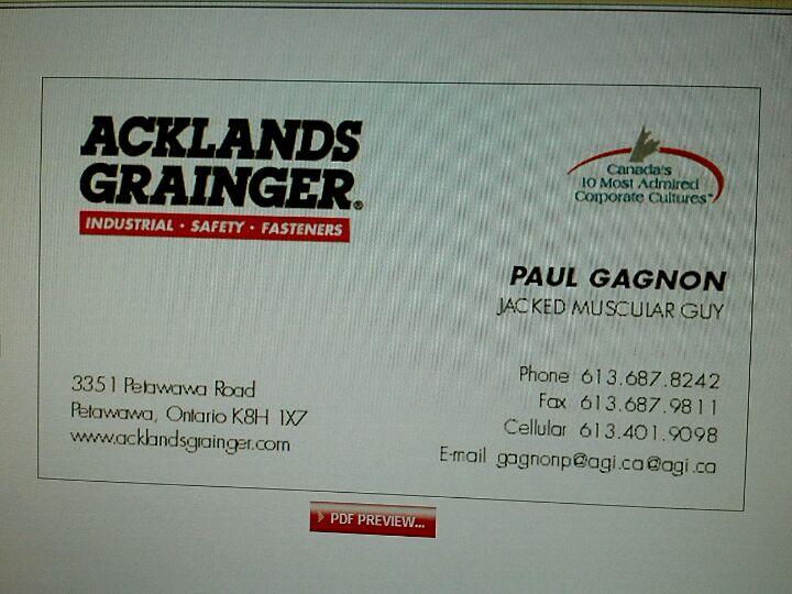 Acklands-Grainger, Petawawa