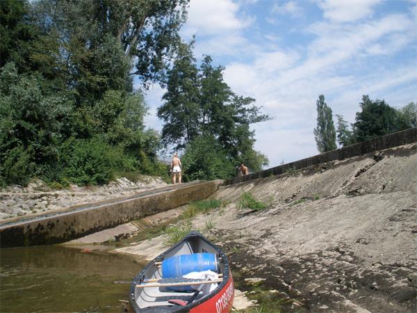 Kanutour auf der Jagst