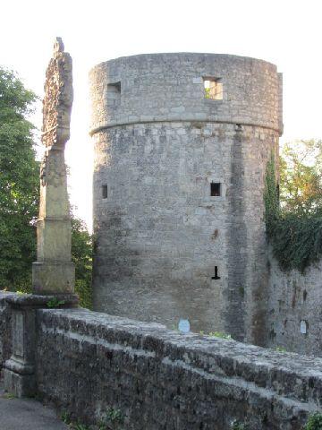 Stadtgraben mit dickem Turm & Nikolausturm