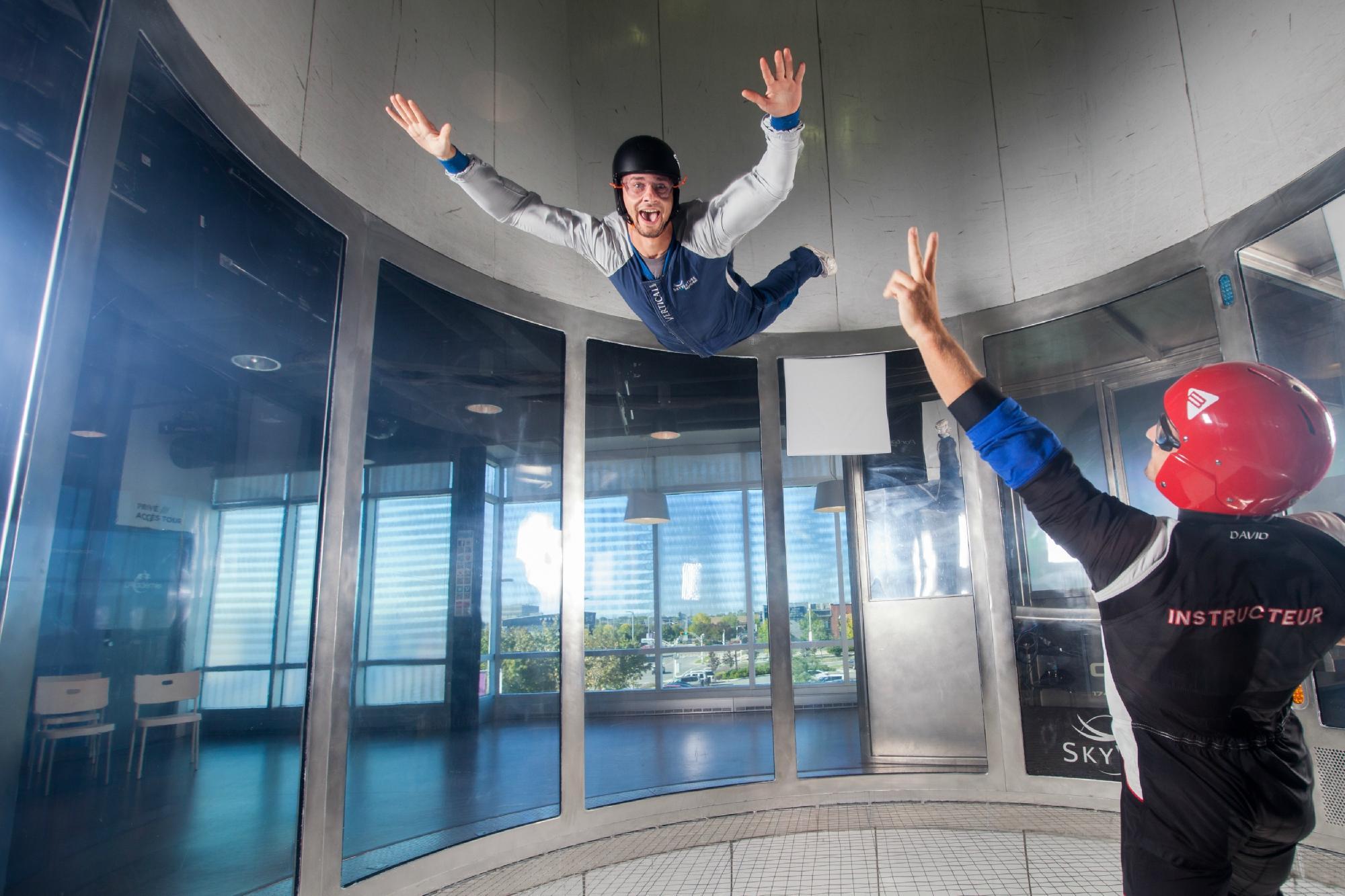 iFLY Montréal Chute Libre Intérieur