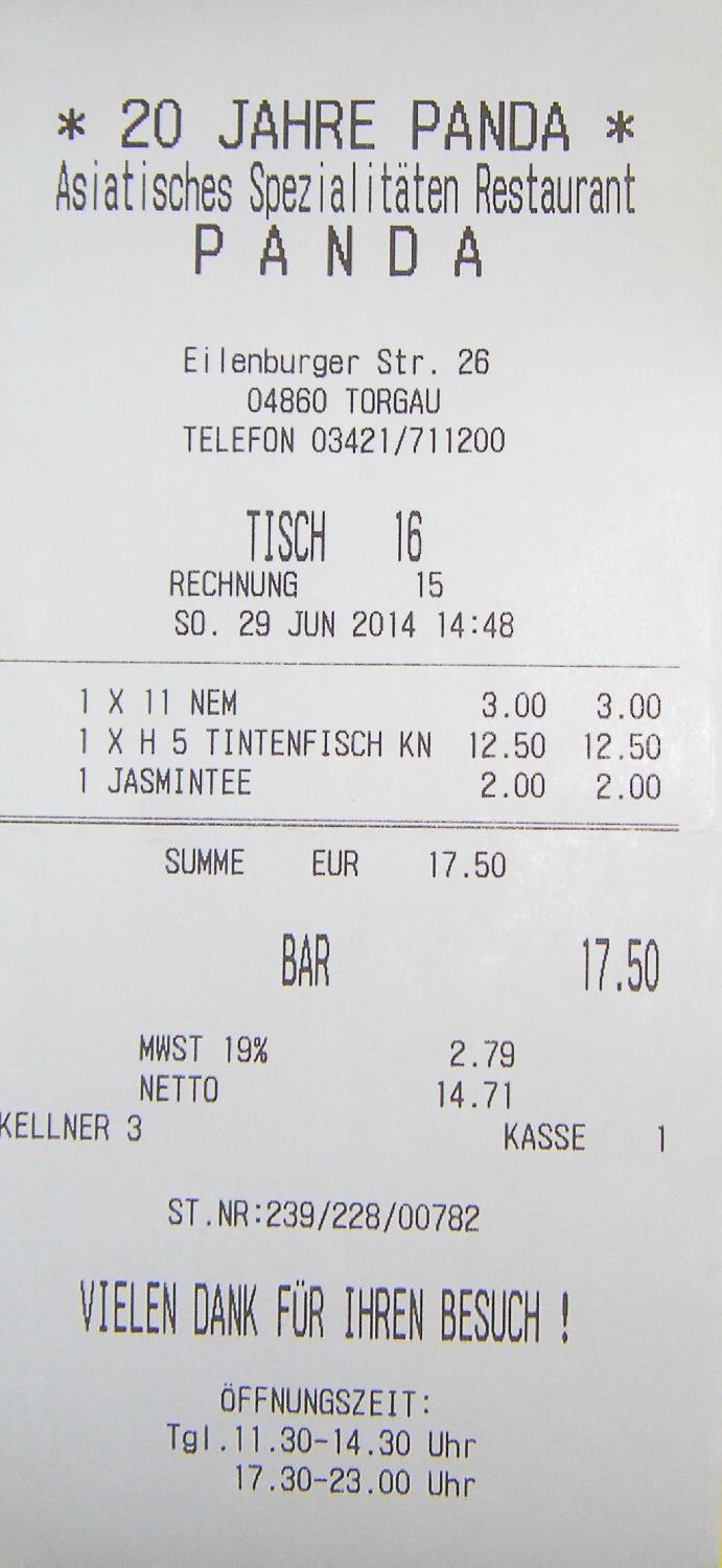 Asia Restaurant Panda