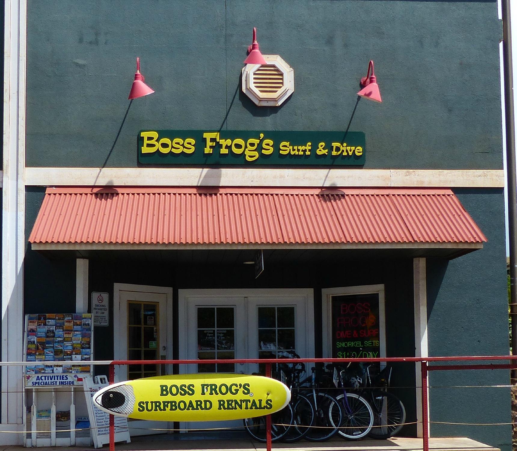 Boss Frog's Dive, Surf and Bike