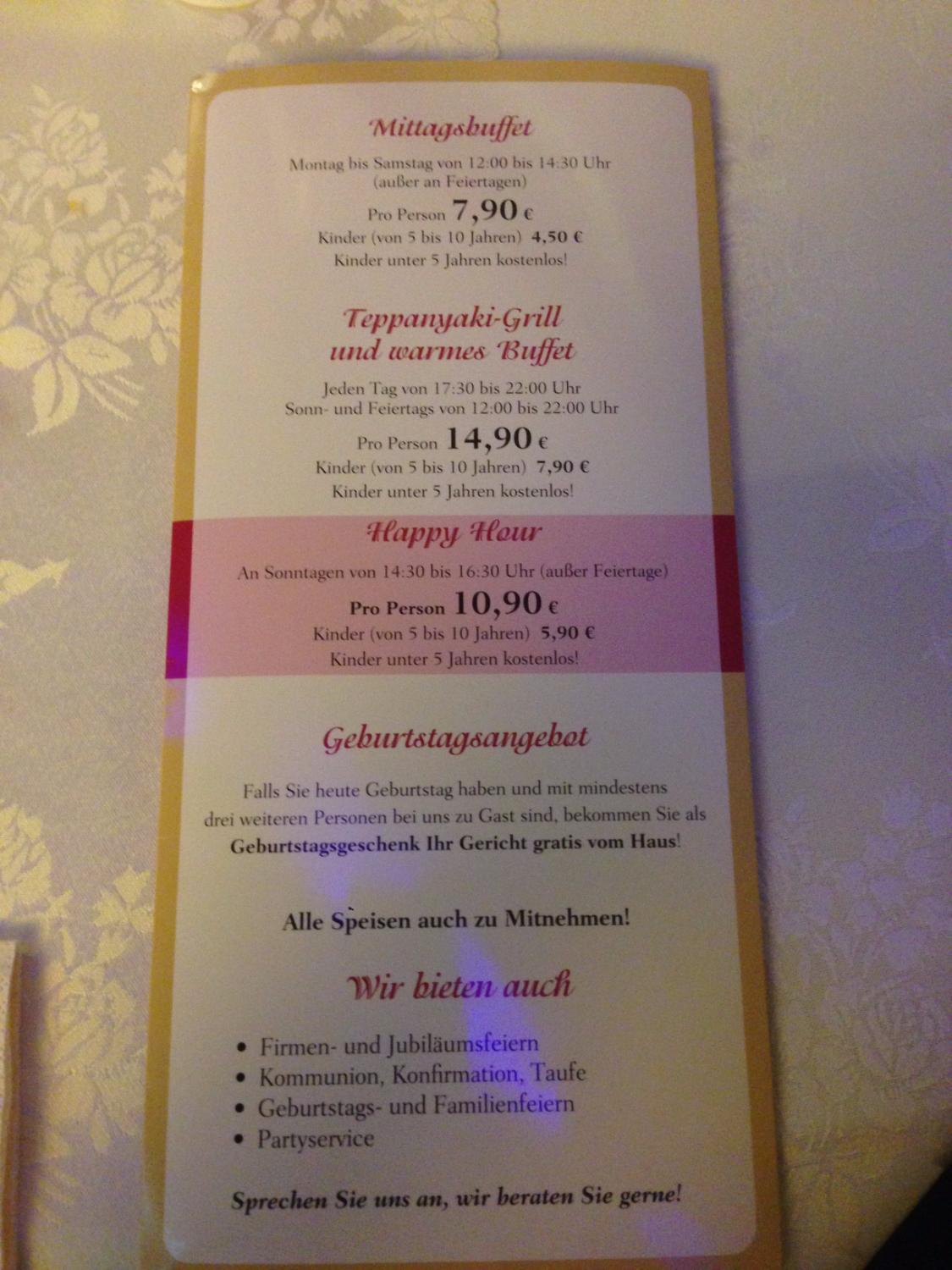 Mongolei City Restaurant Fu Wing Lee