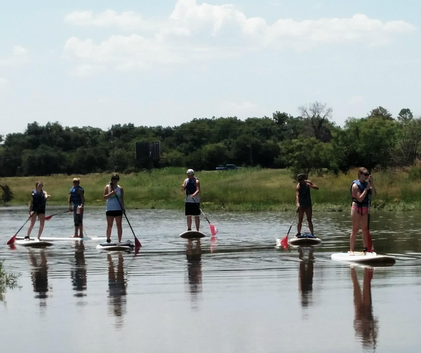 SUP Abilene Lake Fort Phantom Kayak Rentals
