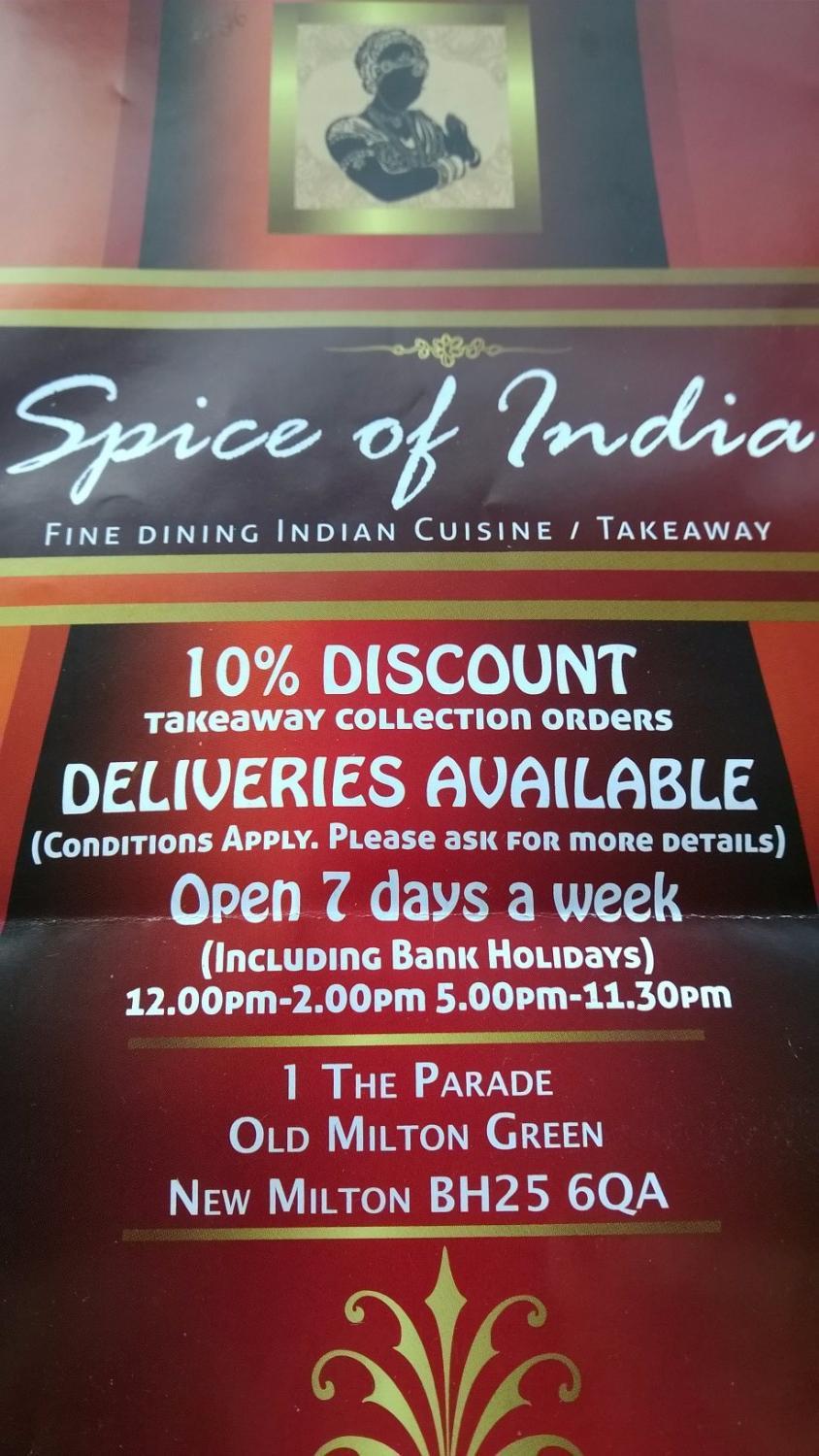 Spice Of India