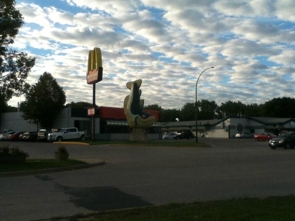 Chuck The Channel Catfish Statue