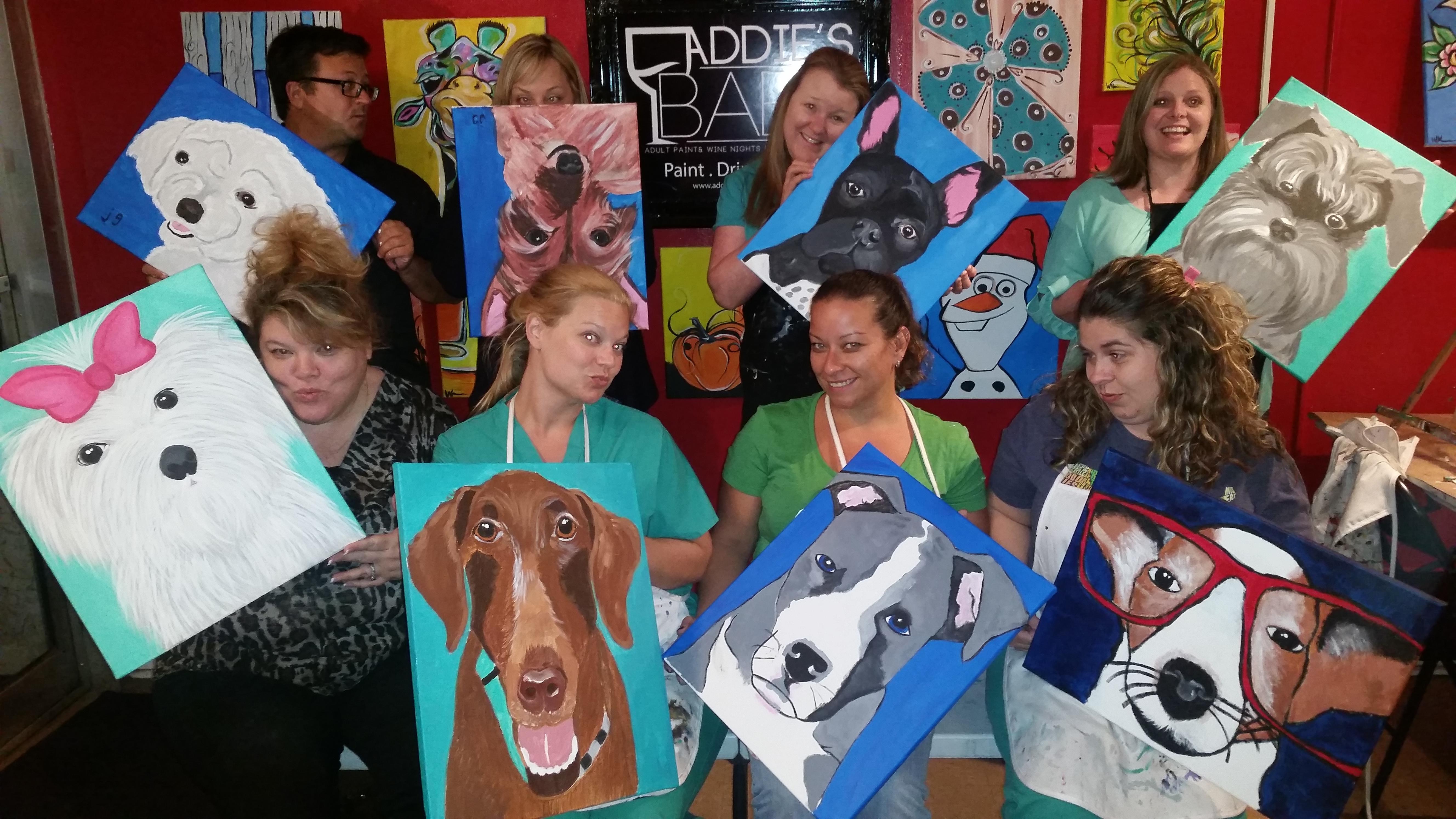 Addie's Baby Paint & Wine Studio