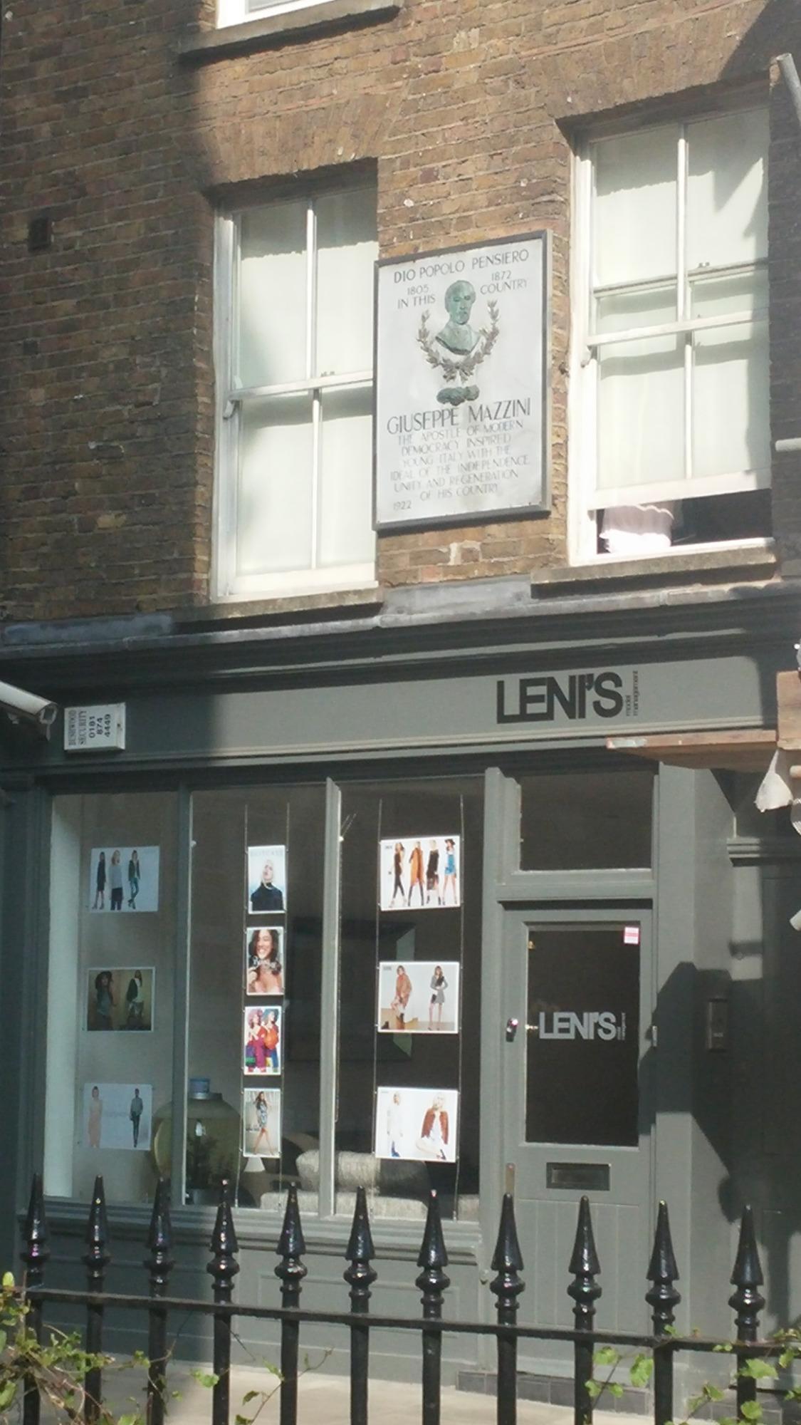 Plaque Giuseppe Mazzini