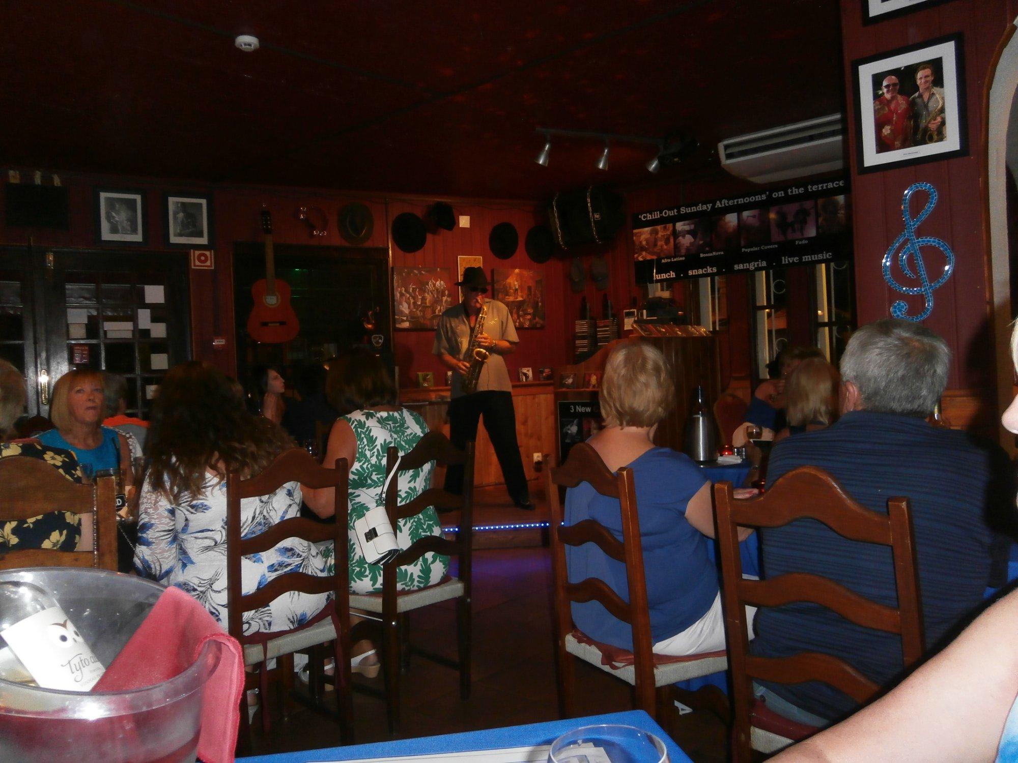 Johnny Hooper's Saxophone Bistro.