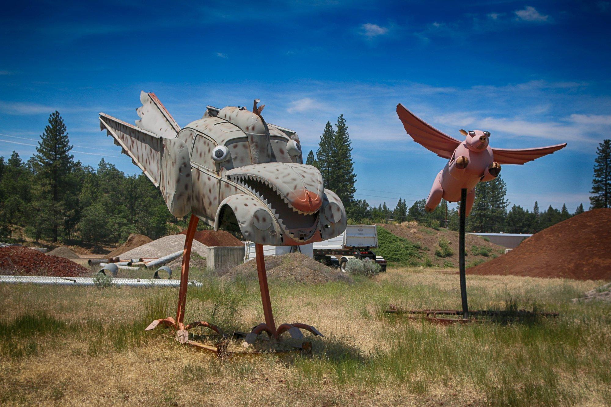 Large Junk Art Sculptures