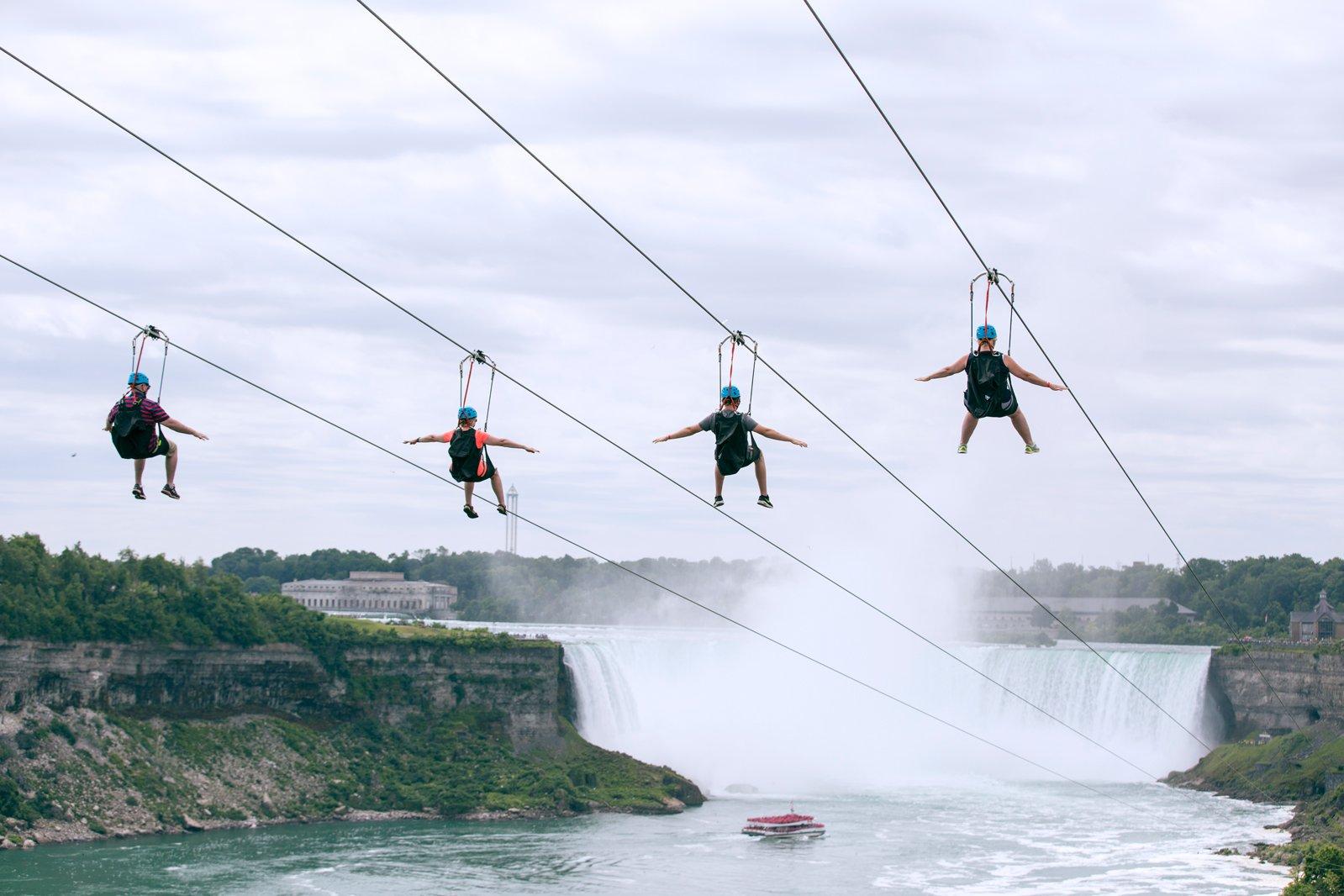 WildPlay’s MistRider Zipline to the Falls
