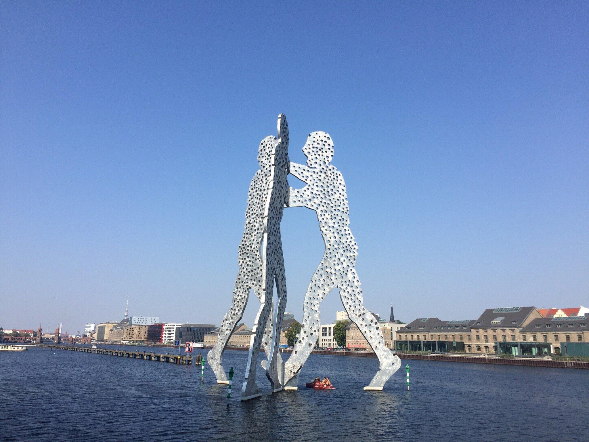 Molecule Men Sculpture