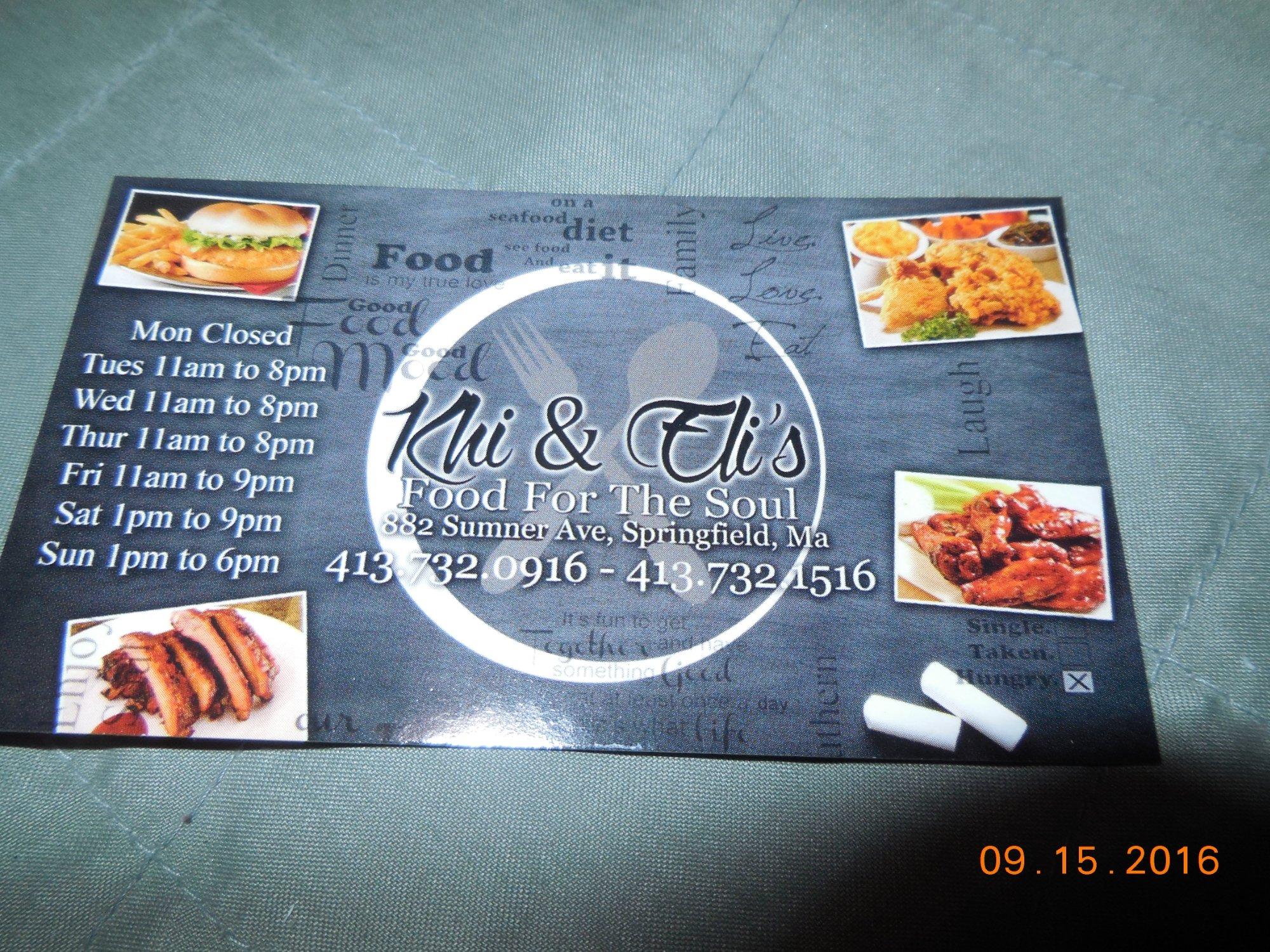 Khi & Eli's Food for the Soul