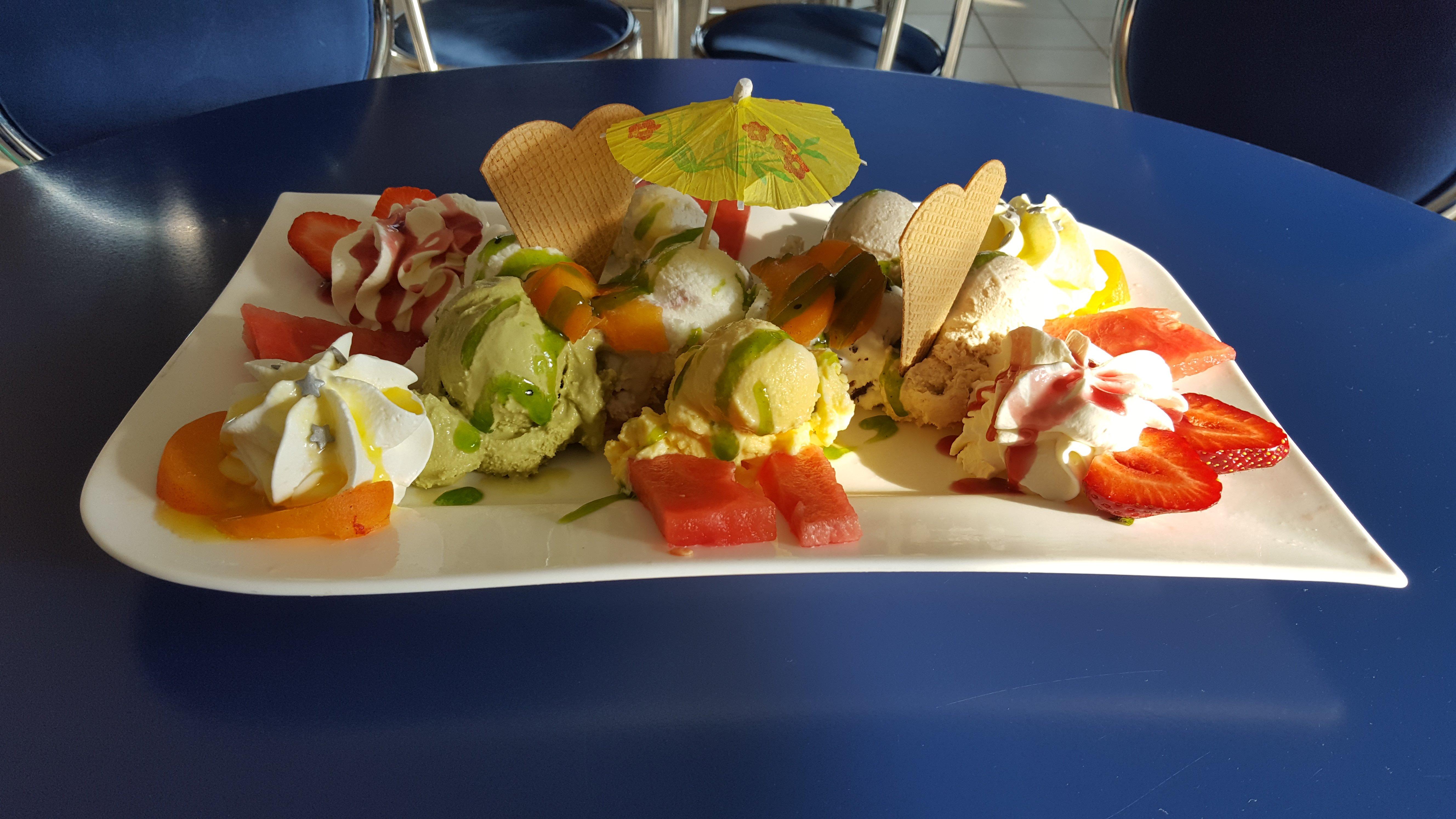 Italienischen Eiscafe Elba