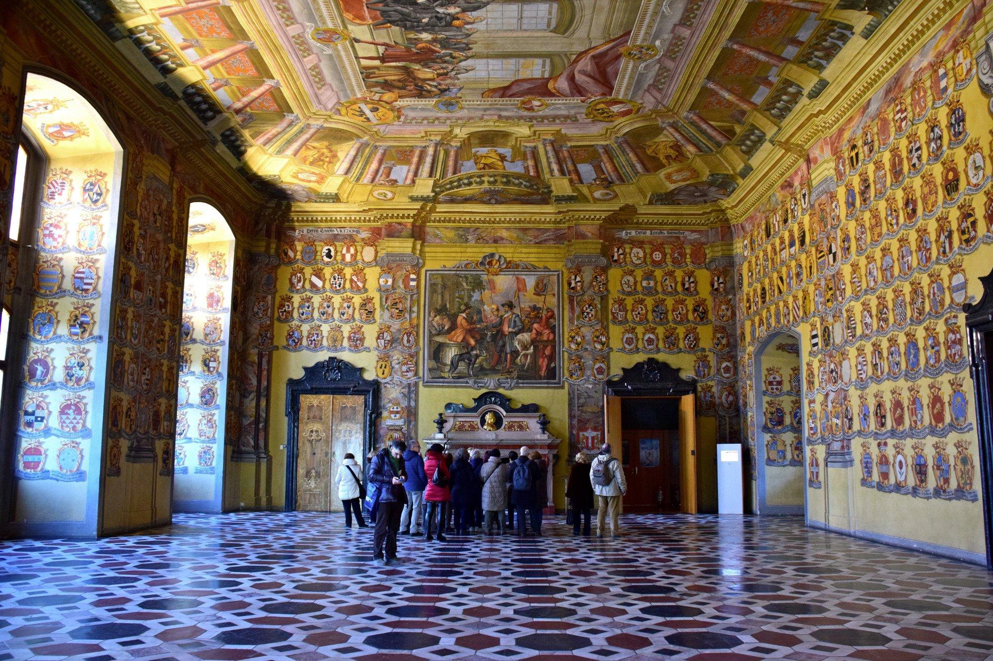 Wappensaal im Landhaus Klagenfurt