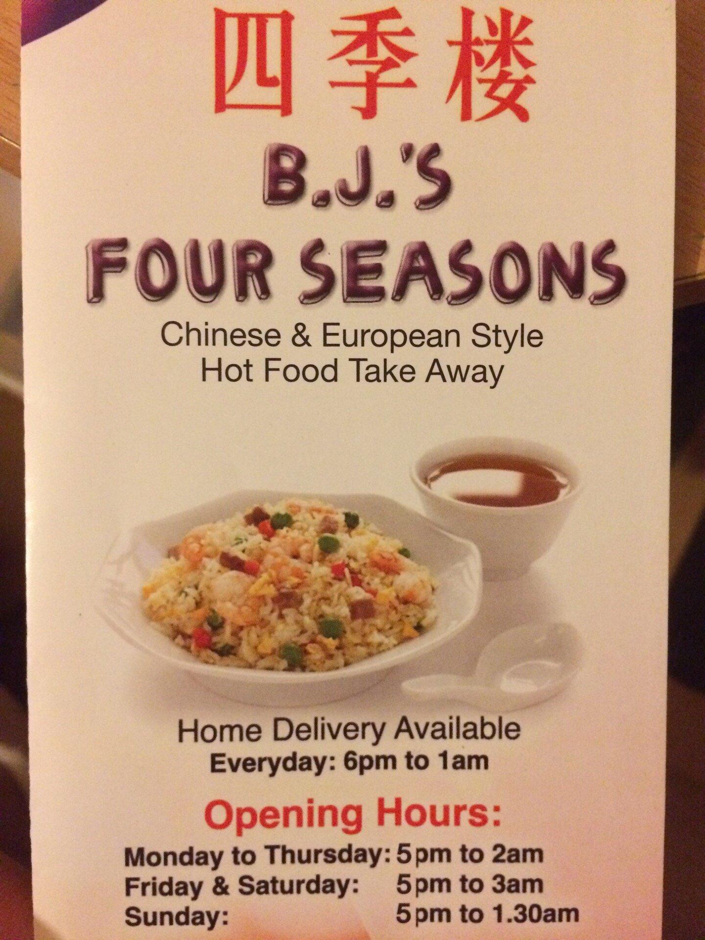 BJs Four Seasons Chinese Takeaway