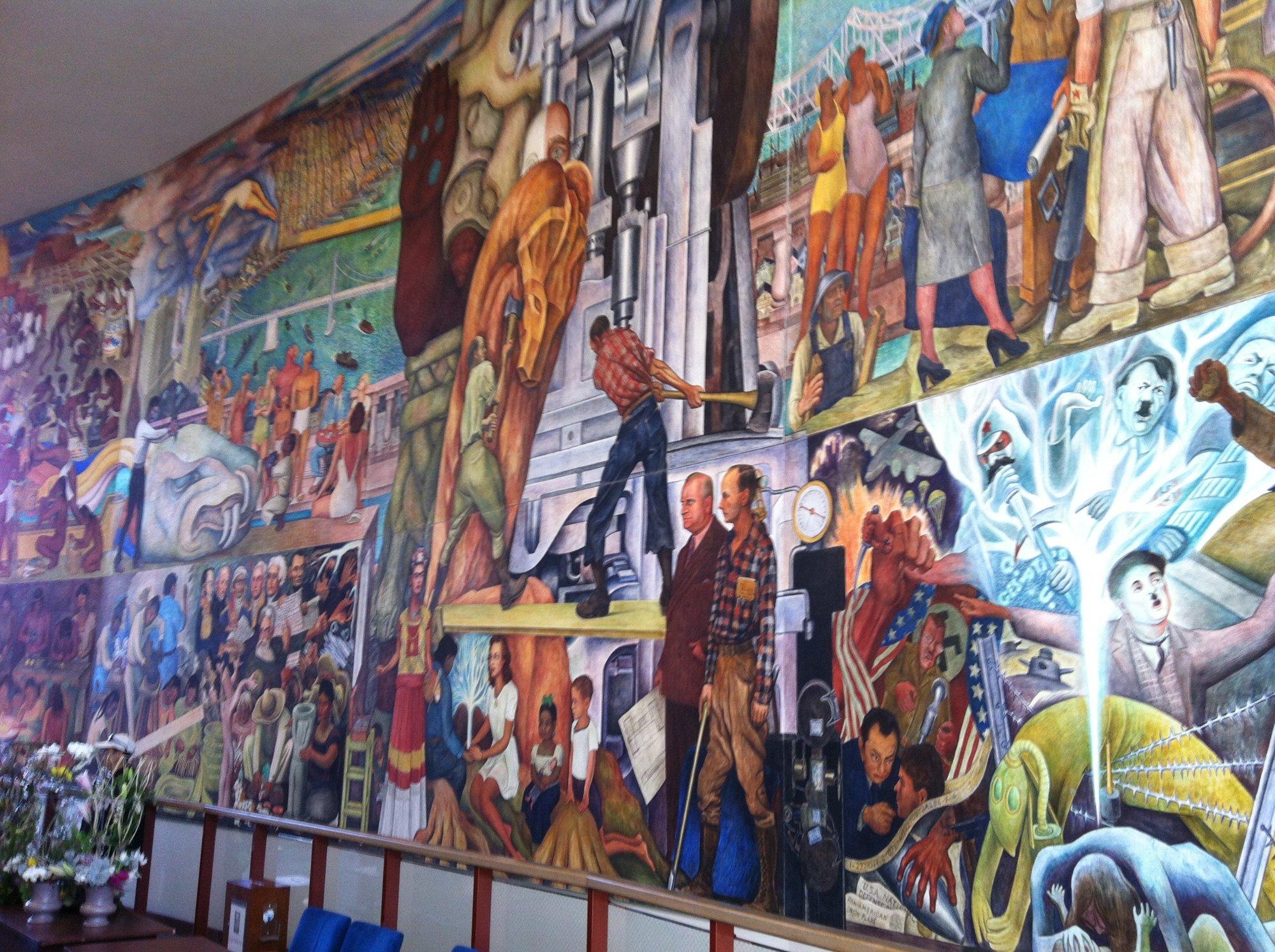 Diego Rivera's Pan American Unity Mural