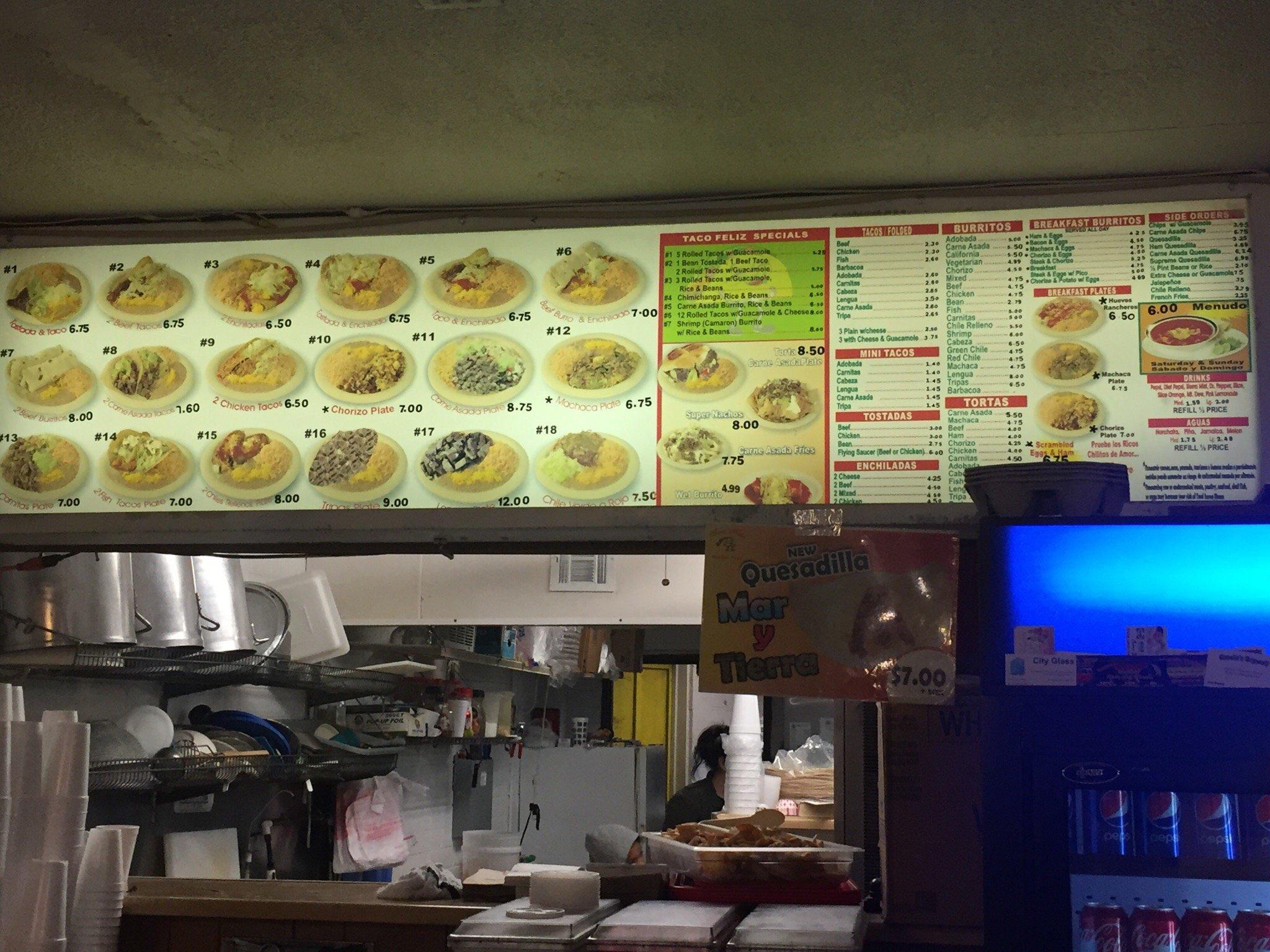 Taco Feliz Mexican Food