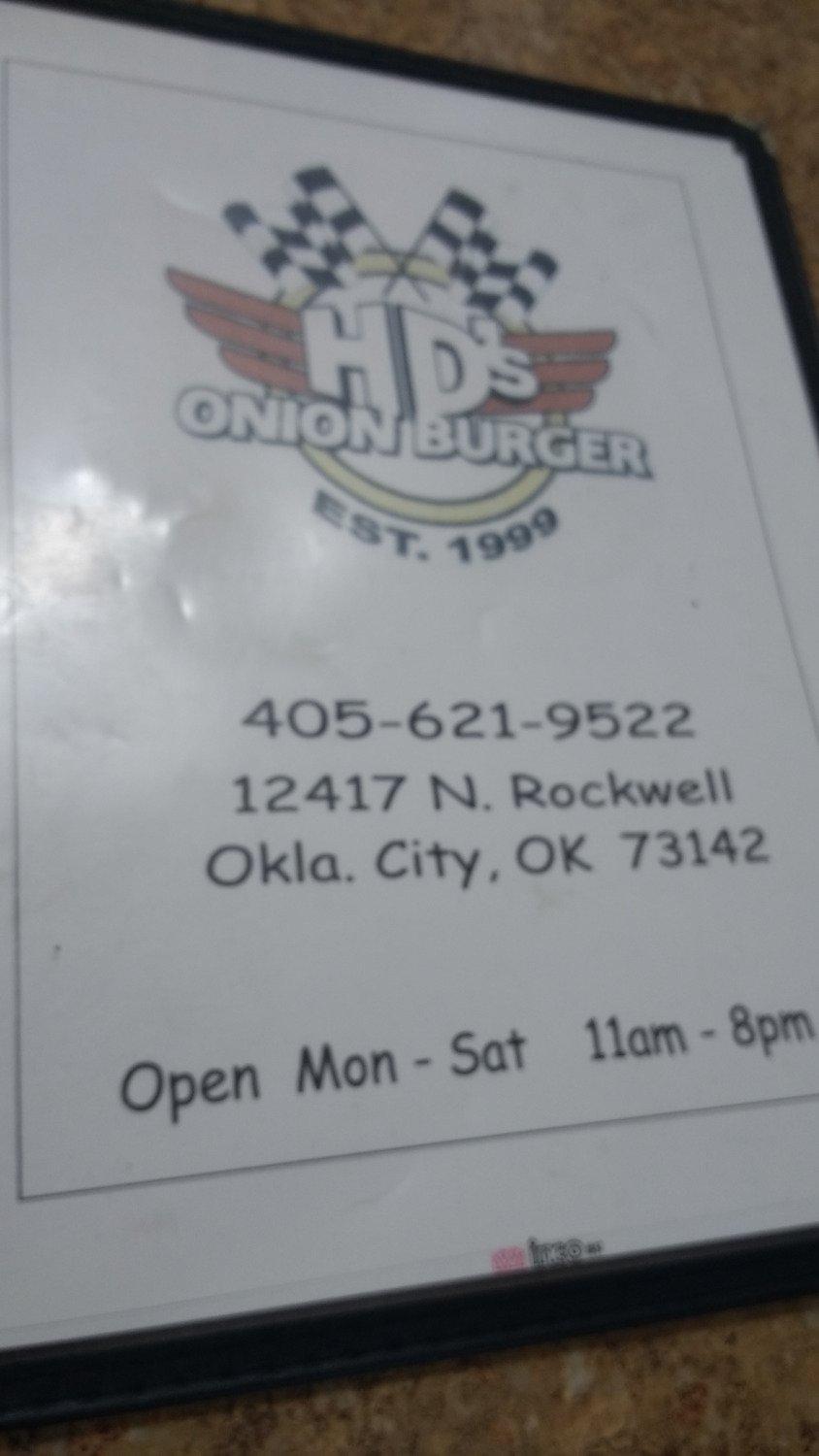 H D's Onion Burgers