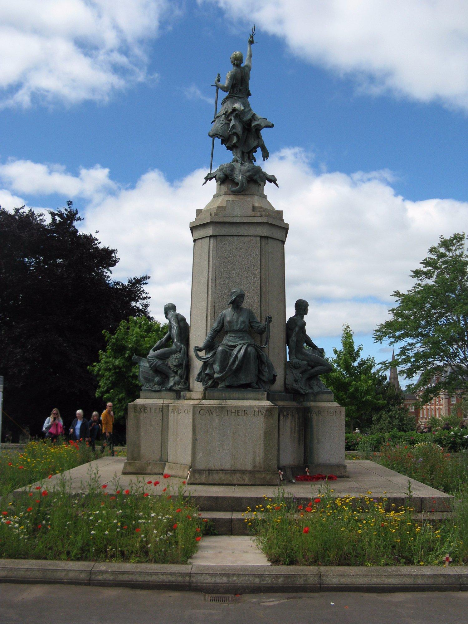Exeter's Northernhay War Memorial