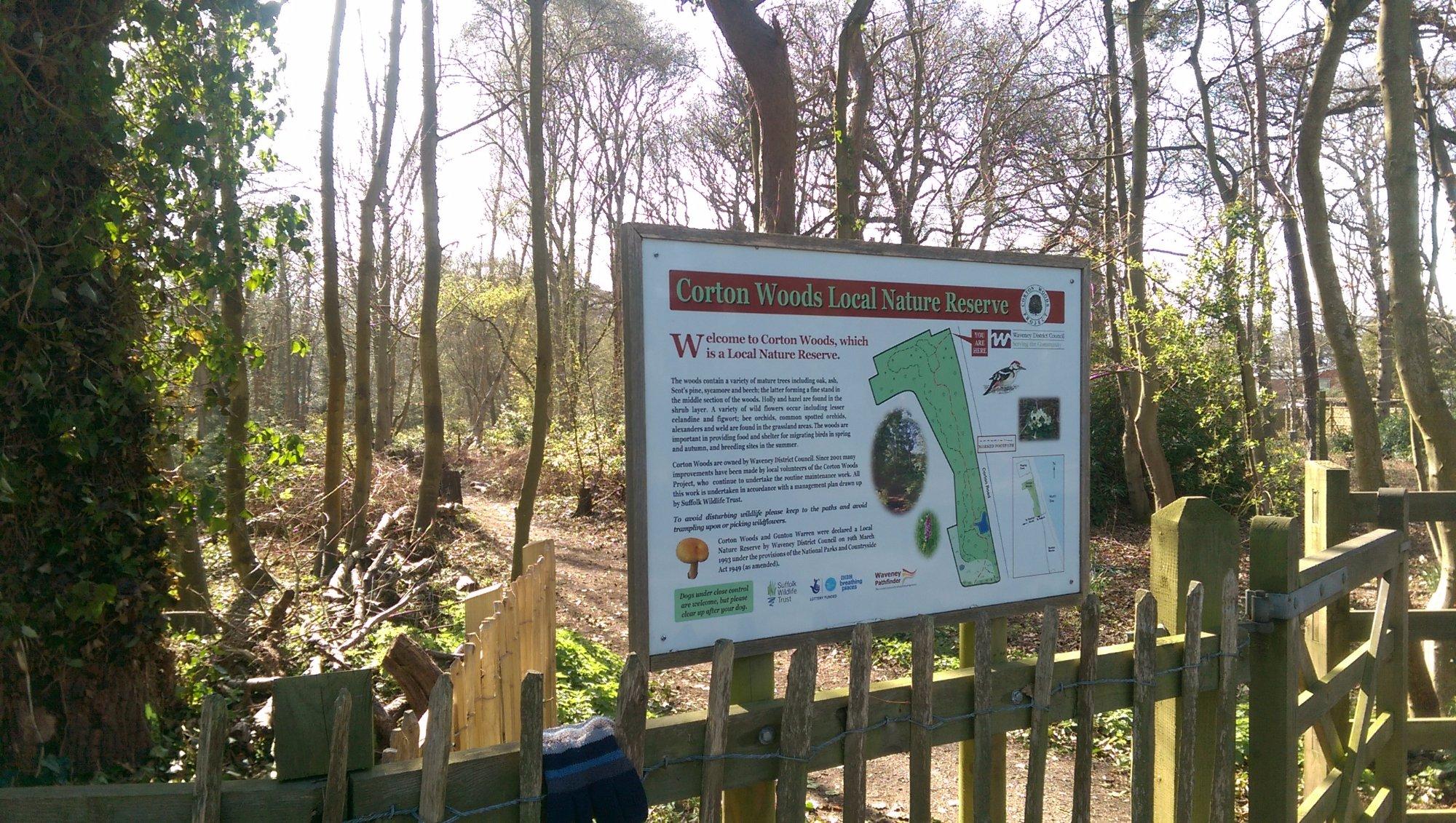 Corton Woods Local Nature Reserve