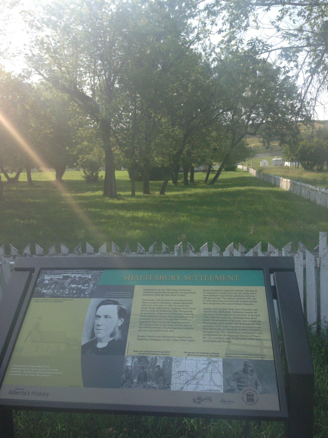 St. Augustine Mission, Provincial Historic Site