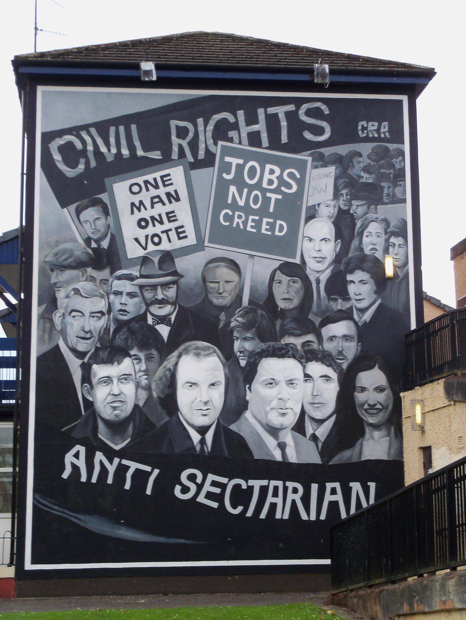 Republican Murals: Civil Rights Association