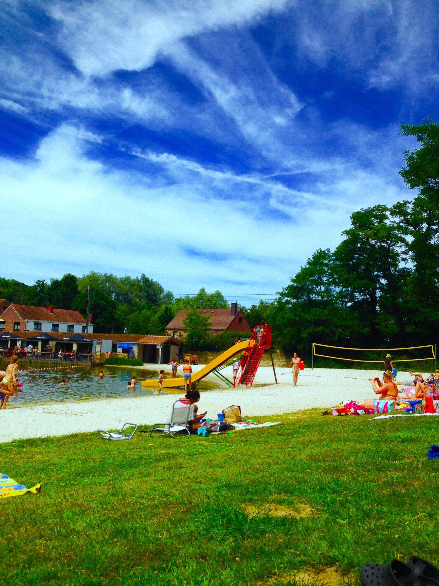 La plage de Renipont