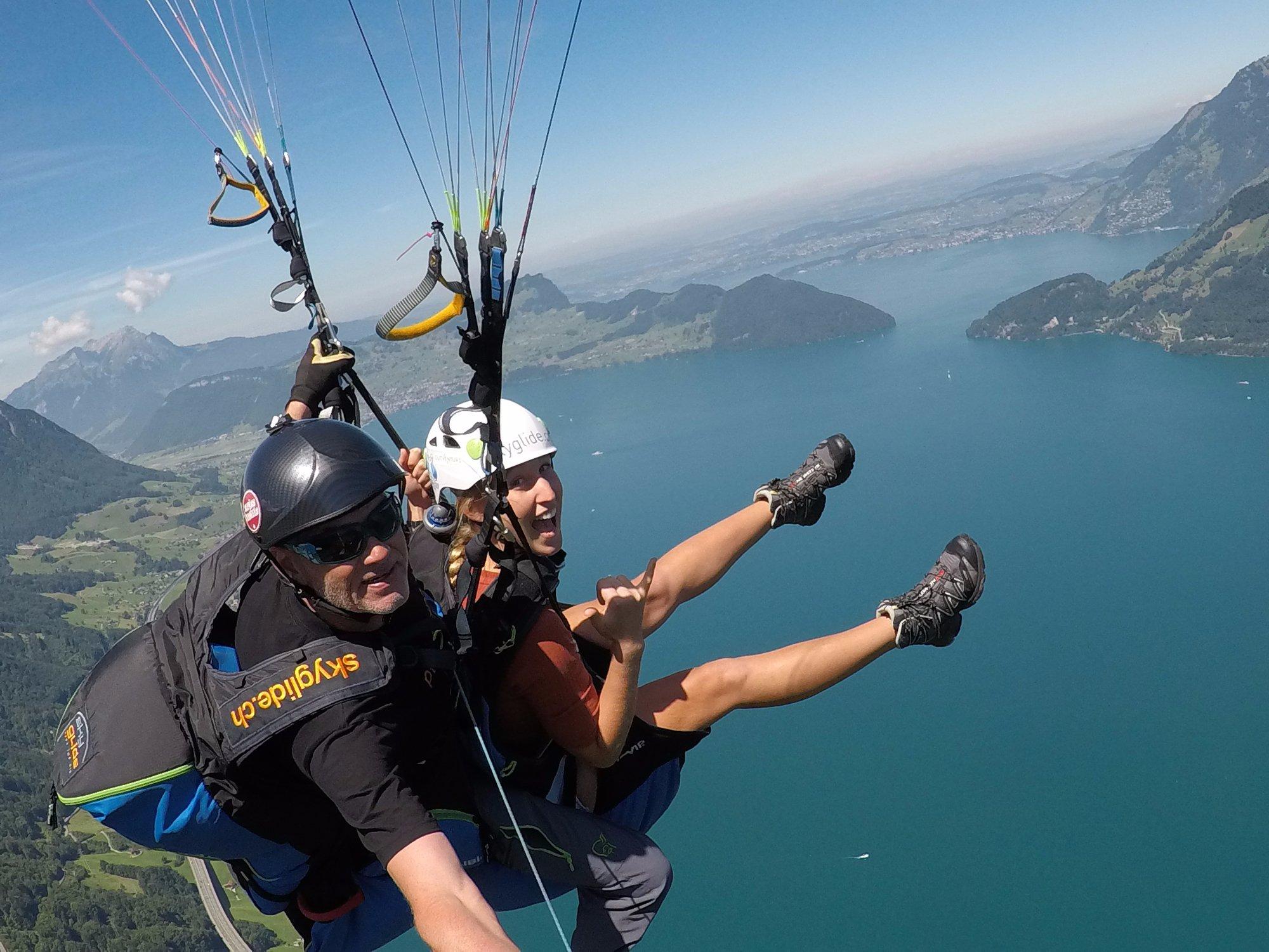 SkyGlide Paragliding Lake Lucerne