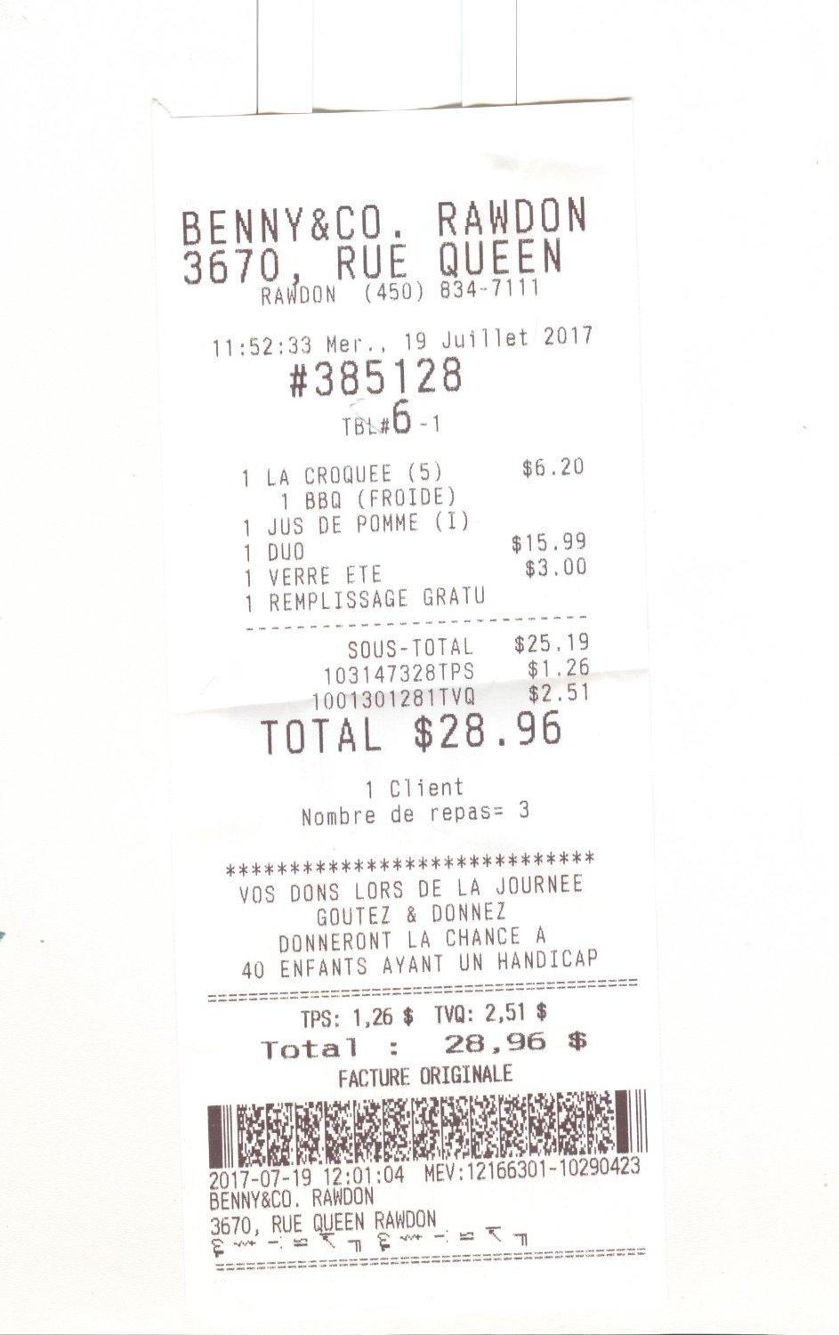 Restaurant Benny & Co. Rawdon