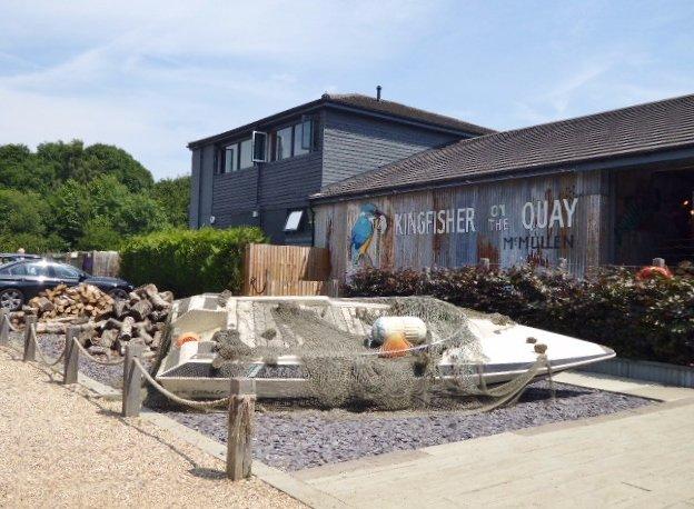 Kingfisher on the Quay