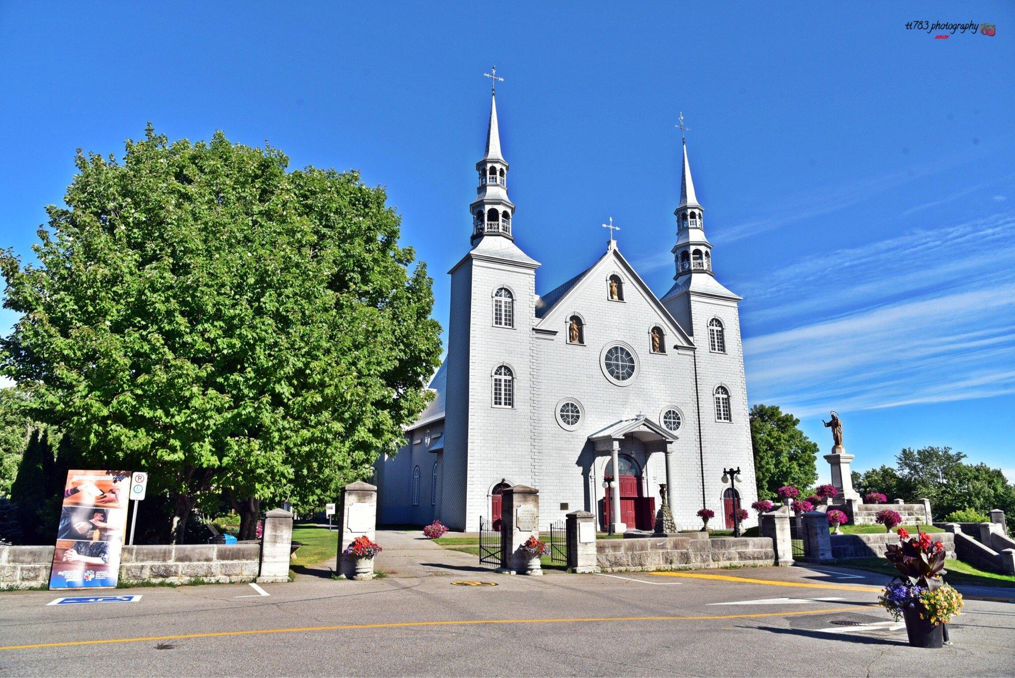 L'Église Sainte-Famille et le Presbytère de Cap-Santé