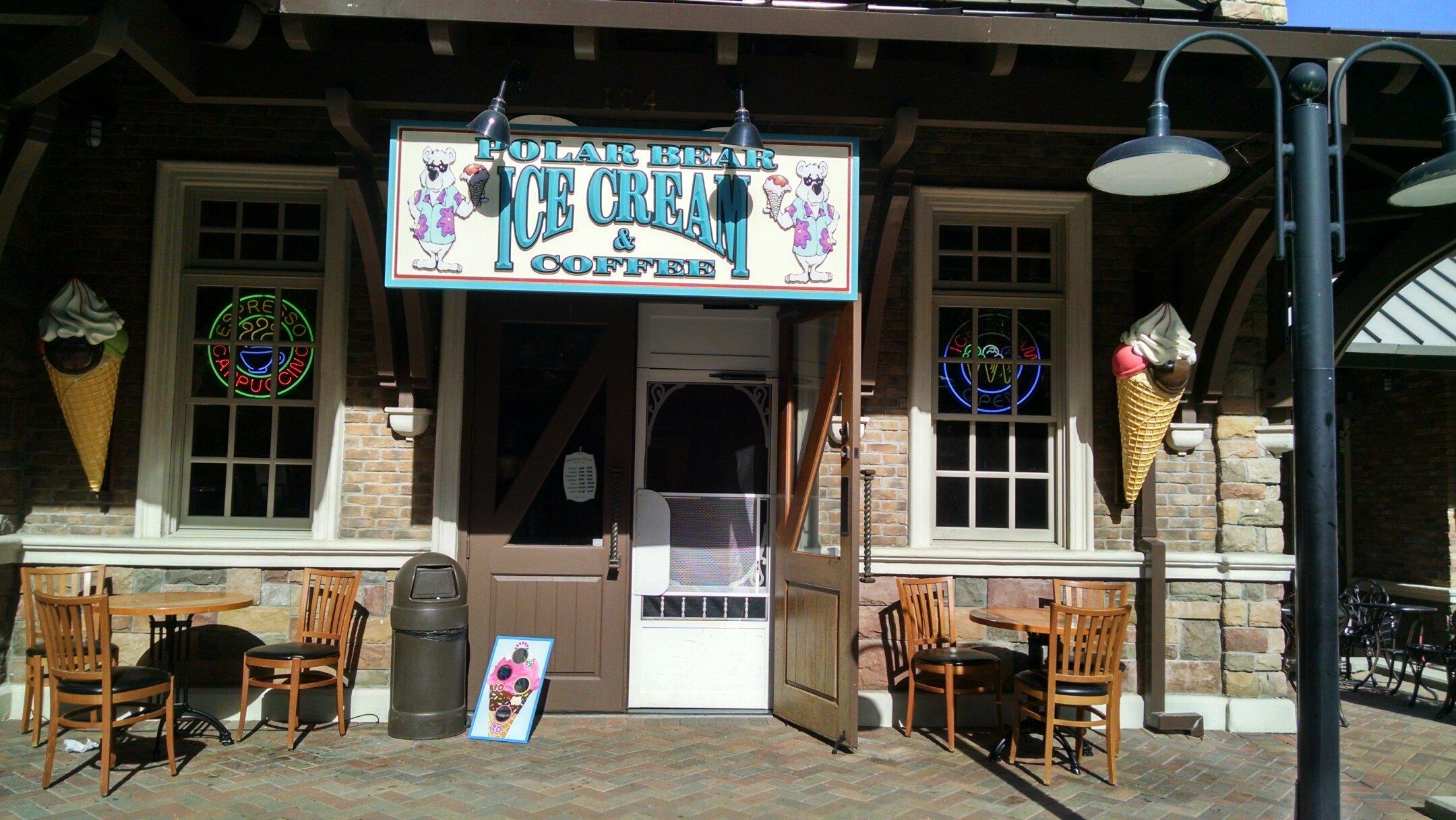 Polar Bear Ice Cream and Coffee