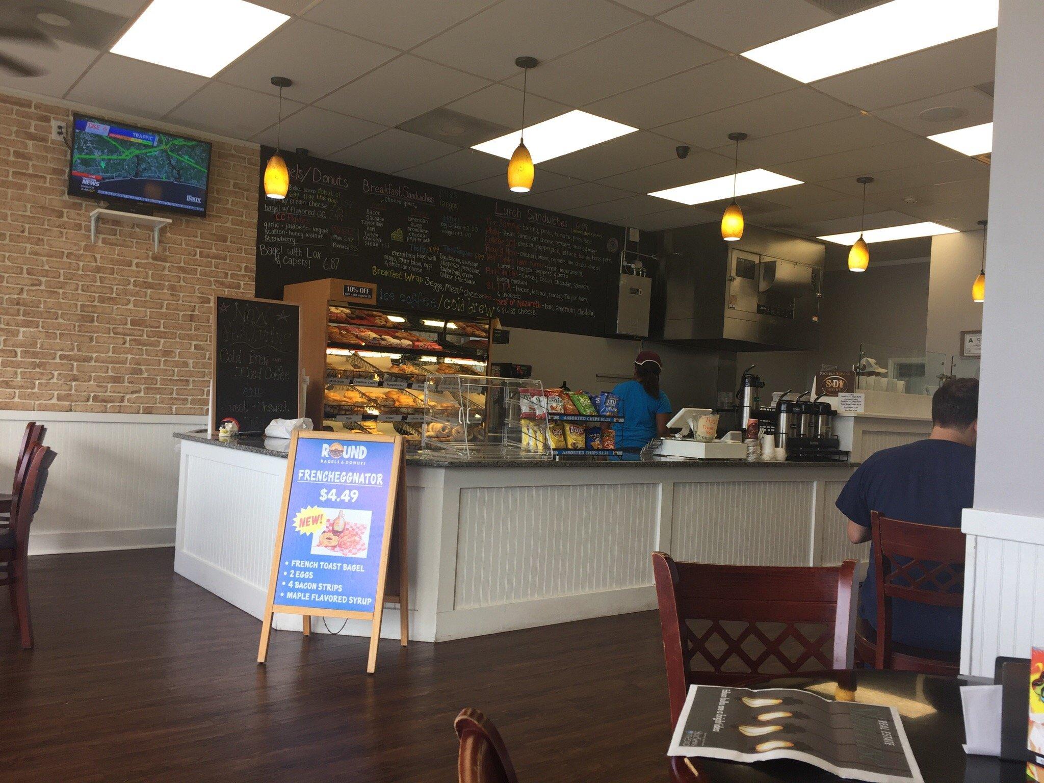 Round Bagels and Donuts