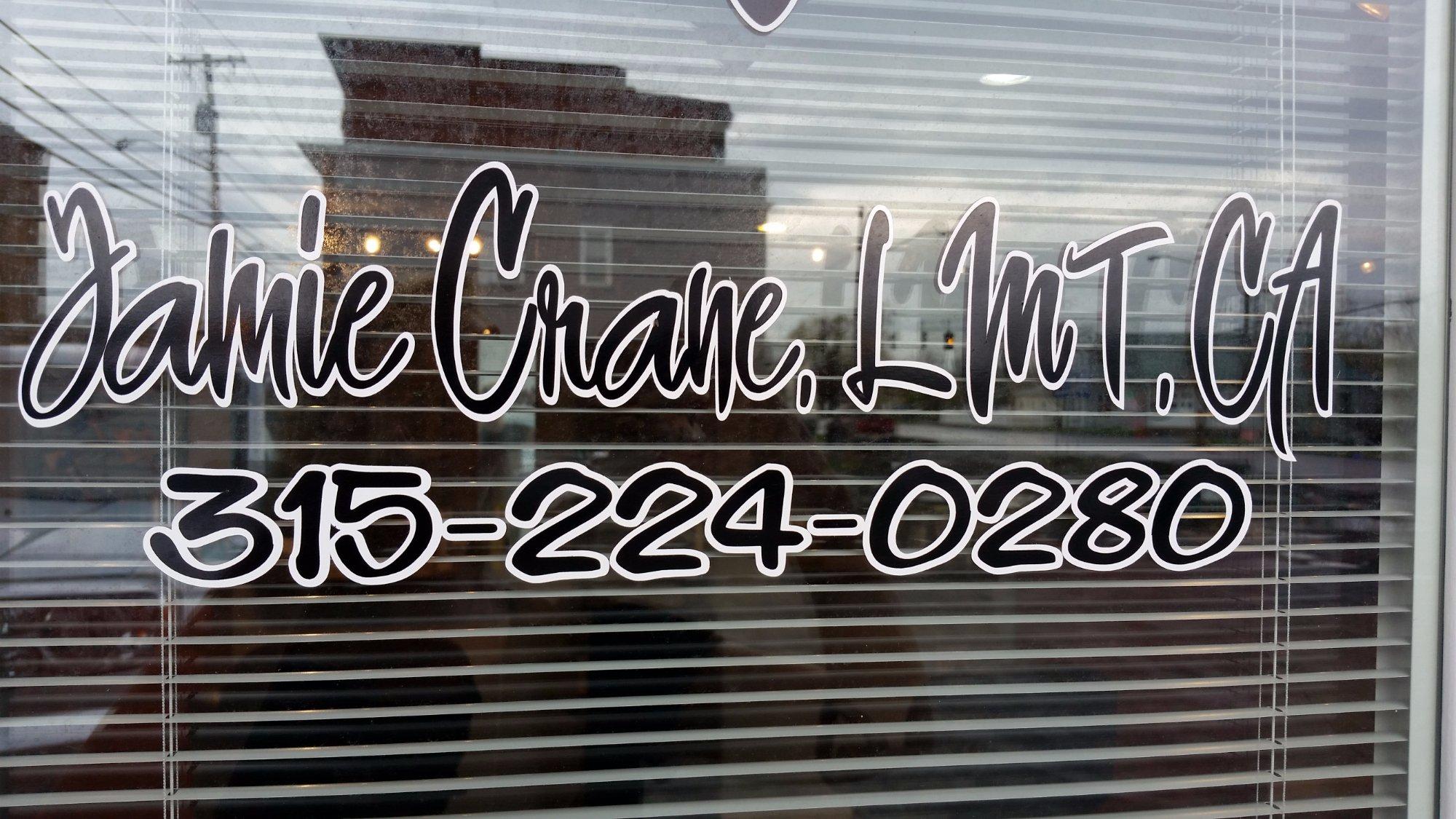 Jamie Crane Licensed Massage Therapist and Certified Aromatherapist