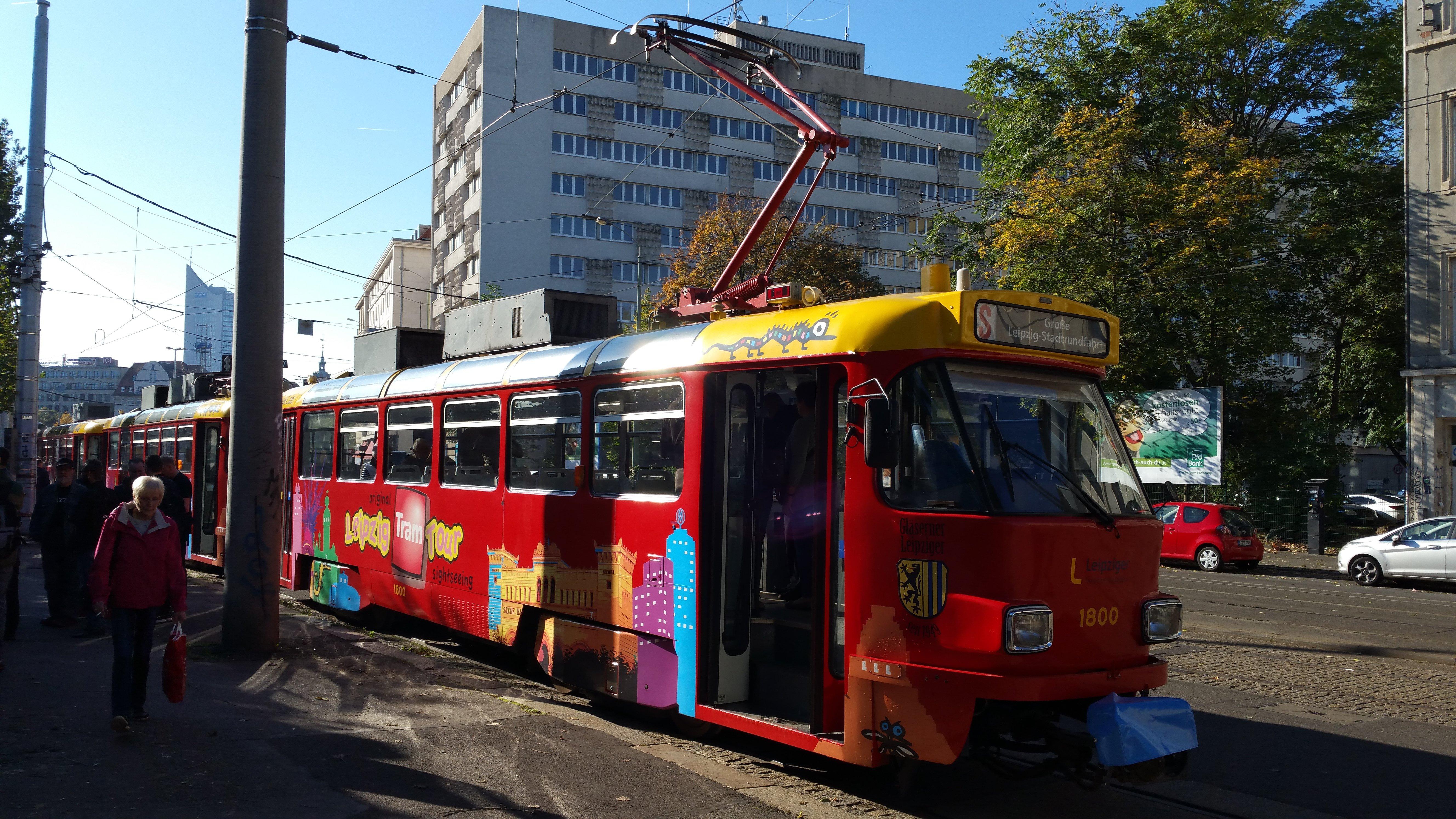 Große Leipzig-Stadtrundfahrt mit Straßenbahn