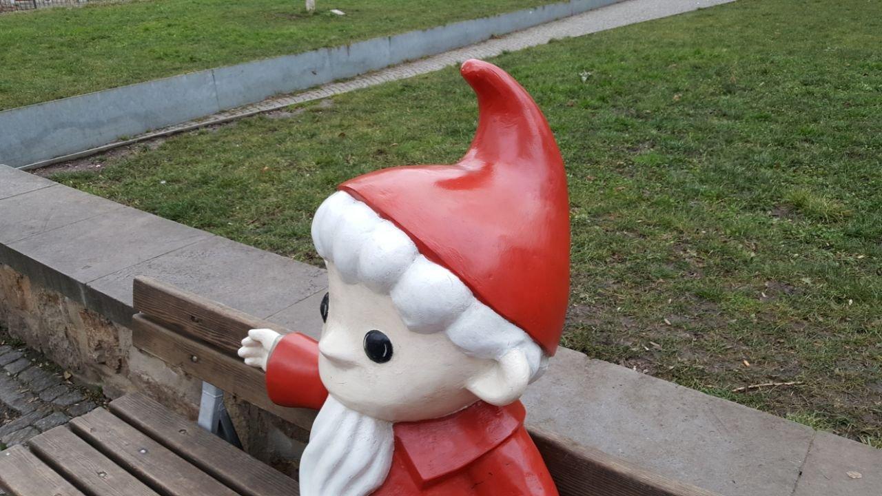 Skultur "Der Sandmann"