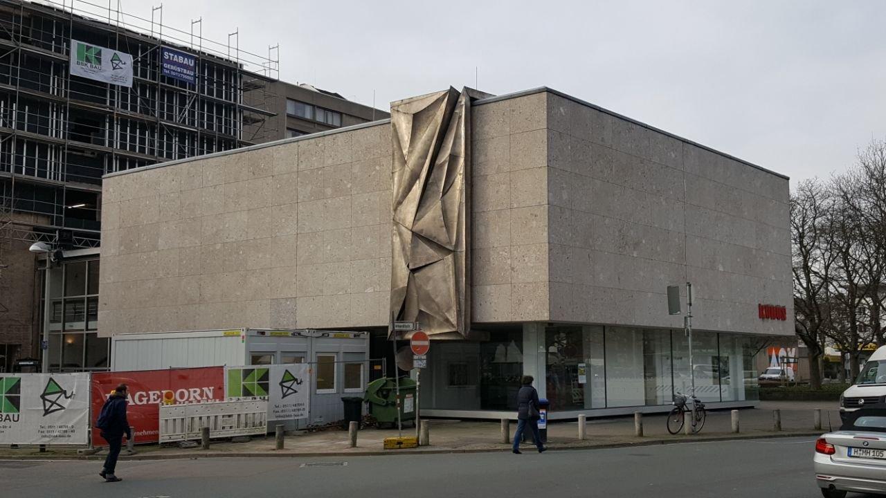 Skulptur "Stahlrelief"