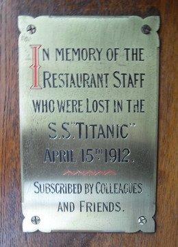 The Titanic Restaurant Memorial