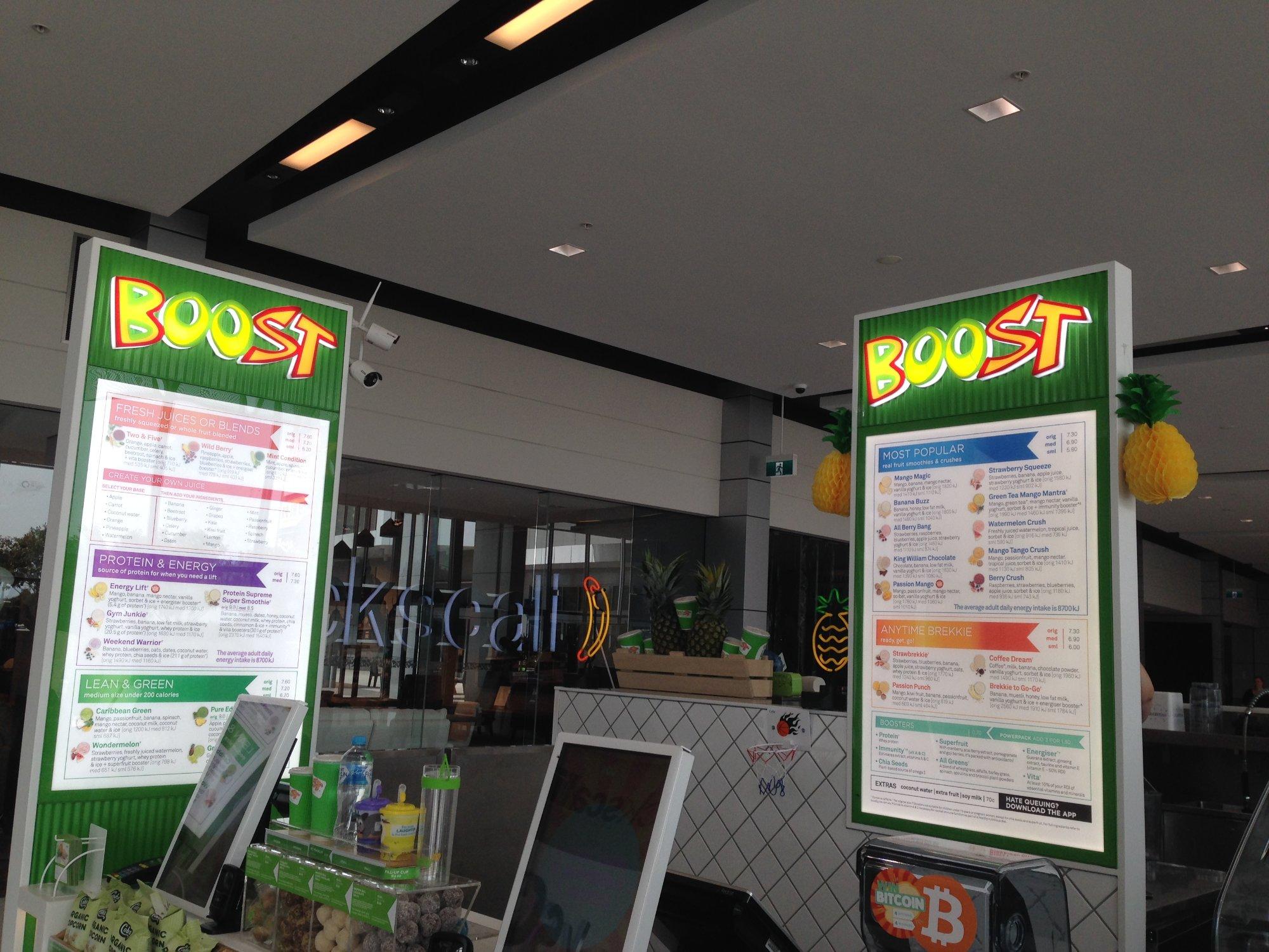 Boost Juice Bars